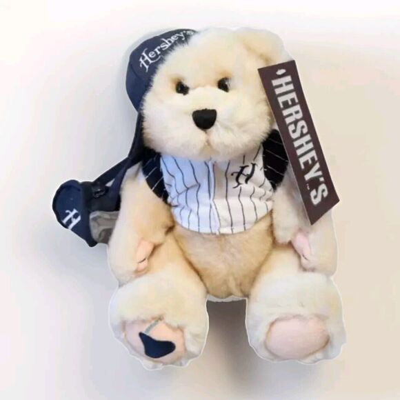 Hershey's Kiss Candy Baseball Sports Teddy Bear Soft Plush Stuffed Animal w/ Tag - Picture 1 of 14